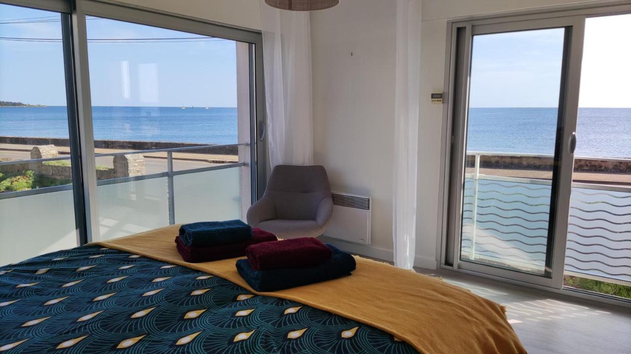 Appartement T3 De 74M2 Tres Lumineux Vue Panoramique Mer Et Plages Concarneau Exterior foto